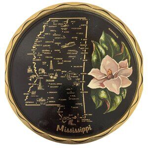 Mississippi Tray Vintage No Scratch 11" Vintage Souvenir